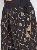 Crepe Hand Block Printed  Dhoti