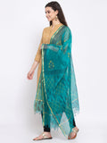 Chanderi Hand Block Printed Dupatta