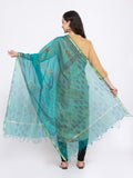 Chanderi Hand Block Printed Dupatta