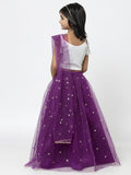 Net Sequins Embroidered Tie-up Lehenga Set With Dupatta