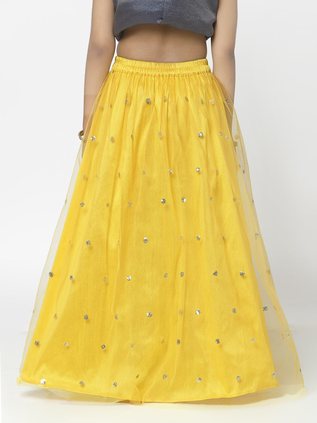 Gathered embroidered on sale skirt