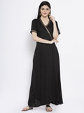 Viscose embellished A-line Maxi Kurta