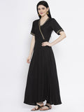 Viscose embellished A-line Maxi Kurta