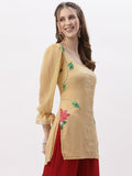 Georgette Hand-Painted Embellished Kurti
