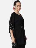 Georgette Sequin Embroidered Kaftan