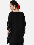Georgette Sequin Embroidered Kaftan