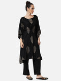 Viscose Block Printed Kaftan