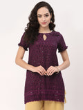 Viscose Sequin Embroidered Kurti