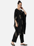 Viscose Block Printed Kaftan Set