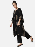 Viscose Block Printed Kaftan Set