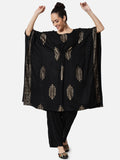 Viscose Block Printed Kaftan Set