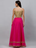 Net Sequin Embellished Lehenga set