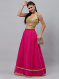 Net Sequin Embellished Lehenga set