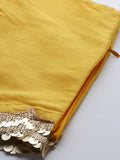 Net Sequins Embroidered Gathered Lehenga Set