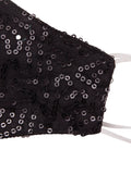 Net Sequin Embroidered Single Mask