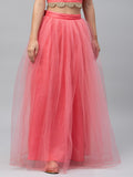 Net Gathered Skirt