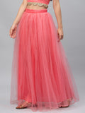 Net Gathered Skirt