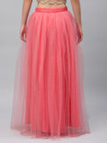 Net Gathered Skirt