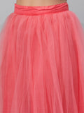 Net Gathered Skirt