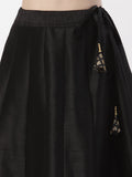 Dupion and Brocade Kalidaar Half and Half Skirt