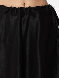Dupion Hand Block Printed Embellished Bias Skirt