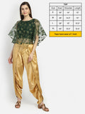 Net Floral Embroidered Cape Top