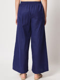 Cotton Box Pleated Solid Trouser