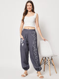 Cotton Placement Print Pocket Trousers